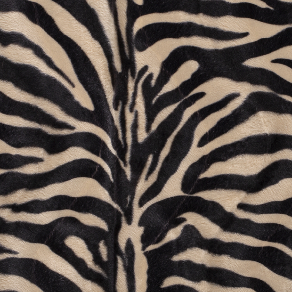 Velboa Zebra Natur-Schwarz